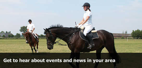 Learn about UK equestrian events and news in your locality